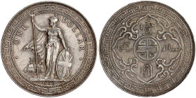CHINA und Südostasien

Grossbritannien

Tradedollars

Tradedollar 1899 B. sehr schön, kl. Randfehler. Krause/Mishler T5.
