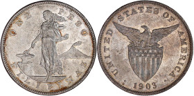 CHINA und Südostasien

Philippinen

Amerikanisch, 1898-1935

Peso 1903. vorzüglich. Krause/Mishler 168.