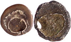 CHINA und Südostasien

Thailand

Königreich Ayuthia, 1350-1564/1584-1767

2 X Tok money Unit o.J. (1615/1880). Geringhaltige Silberscheibe mit B...