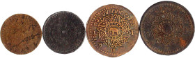 CHINA und Südostasien

Thailand

Rama IV. (Phra Chom Klao "Mongkut"), 1851-1868

4 Münzen: 1/16, 1/8, 1/4 und 1/2 Fuang 1862/1865. alle fast seh...