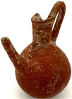 Ausgrabungen

Bronzezeit

Zypern: Henkelkrug aus rotem, poliertem Ton. Ca. 2200 v. Chr. Runder Korpus mit zwei Ösen zur Aufhängung. Höhe 14 cm. in...
