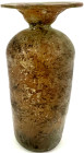 Ausgrabungen

Rom

Objekte aus Glas

Glasflasche (Salbgefäß), 1.-3. Jh. n. Chr. mit breiter Lippe. Höhe 12,3 cm. intakt, seltene Form Exemplar d...
