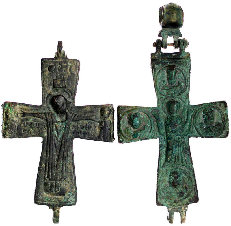 Ausgrabungen

Byzanz

Bronze-Kreuz (Enkolpion) um 1000. Aufklappbar mit Fach...