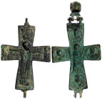 Ausgrabungen

Byzanz

Bronze-Kreuz (Enkolpion) um 1000. Aufklappbar mit Fach für Reliquien. 86 X 55 X 13 mm. sehr schön Exemplar aus der Sammlung ...