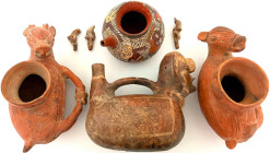 Ausgrabungen

Lots

7 mehr oder weniger gute Museumsrepliken von Tonpfeifen und Tongefäßen praekolumbischer Kulturen