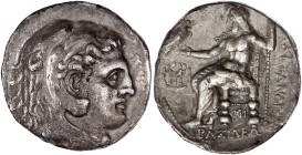 Altgriechische Münzen

Makedonia

Königreich

Alexander III., der Große, 336-323 v. Chr

Tetradrachme, Babylon, posthum 317/311 v.Chr. Herakle...