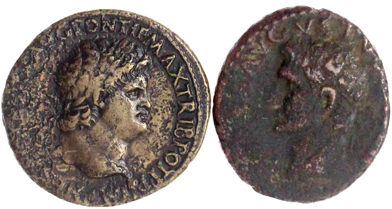 Lots antiker Münzen

Römer

Kaiserzeit

2 Bronzemünzen: Augustus Dupondius...