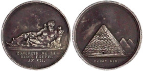 Ausländische Münzen und Medaillen

Ägypten

Französische Besetzung unter Napoleon 1798-1801

Silbermedaille An VII (1798) von Brenet und Denon, ...