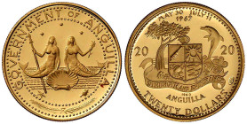 Ausländische Münzen und Medaillen

Anguilla

Provisorische Regierung, 1967-1969

20 Dollars GOLD 1969, Meerjungfrauen. 9,87 g. 900/1000. Poliert...