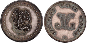 Ausländische Münzen und Medaillen

Belgien-Brüssel, Stadt

Silbermedaille o.J.(um 1900) von Wurden. Erzengel Michael besiegt Luzifer/EXPLICANS VIC...