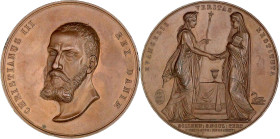 Ausländische Münzen und Medaillen

Dänemark

Frederik VI., 1808-1839

Bronzemedaille 1836 von Christensen. 300 Jf. der Reformation in Dänemark. ...