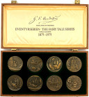 Ausländische Münzen und Medaillen

Dänemark

Lots

Schatulle mit 8 Bronzemedaillen 1975 von Harald Salomon (geprägt bei Anders Nyborg), auf Märc...
