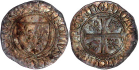 Ausländische Münzen und Medaillen

Frankreich

Karl VI., 1380-1422

Blanc Guenar o.J. (1385). fast vorzüglich, schöne Patina. Duplessy 377. Cian...