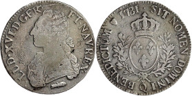 Ausländische Münzen und Medaillen

Frankreich

Ludwig XVI., 1774-1793

Ecu 1781 Q, Perpignan. fast sehr schön, geprägt mit korrod. Stempeln. Gad...