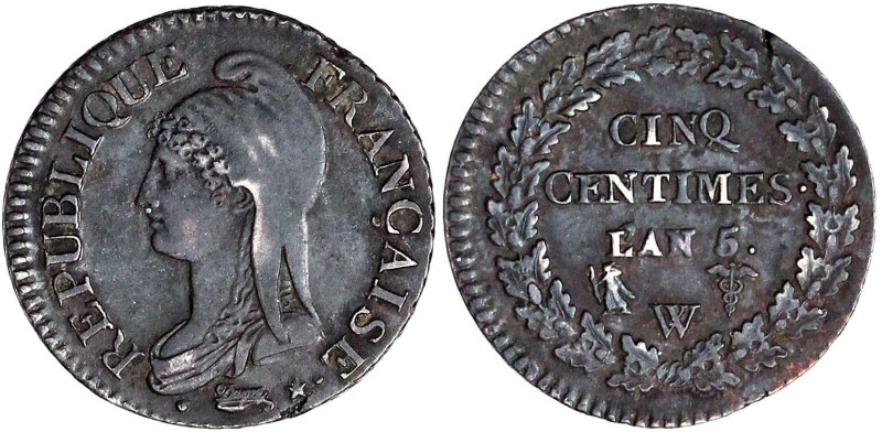Ausländische Münzen und Medaillen

Frankreich

Erste Republik, 1793-1804

...
