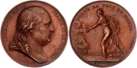 Ausländische Münzen und Medaillen

Frankreich

Ludwig XVIII., 1814, 1815-1824

Bronzemedaille 1814 von Andrieu und Brenet, auf seine Ankunft in ...