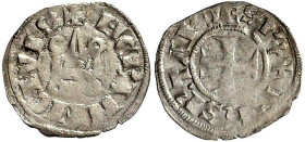 Ausländische Münzen und Medaillen

Griechenland-Epirus und Korfu

Philipp von Taranto, 1294-1313

Denier Tournois, Lepanto. fast sehr schön. Met...