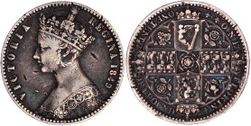 Ausländische Münzen und Medaillen

Grossbritannien

Victoria, 1837-1901

Godless Florin 1849. schön/sehr schön, Kratzer, Randfehler. Seaby 3890....