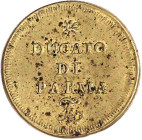 Ausländische Münzen und Medaillen

Italien-Parma

Ferdinand von Bourbon, 1765-1802

Messing-Münzgewicht zur 1 Ducato o.J.(1786/1797). 30 mm; 25,...