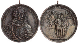Ausländische Münzen und Medaillen

Italien-Sardinien

Karl Emanuel III., 1730-1773

Bronzemedaille 1739 von Dassier. Sieg im polnischen Thronfol...