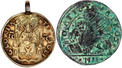 Ausländische Münzen und Medaillen

Italien-Venedig

Lots

2 Stück: Pietro Lando Marcello (vergoldet und gehenkelt), Giovanni Corner Kupfer 60 To...