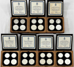 Ausländische Münzen und Medaillen

Kanada

Elisabeth II., 1952-2022

Komplette Serie der Silbermünzen zur Olympiade 1976 in Montreal. 14 X 5 und...