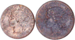 Ausländische Münzen und Medaillen

Liberia

Republik, seit 1847

2 Stück: 1 und 2 Cents 1896 H, Birmingham. beide gutes vorzüglich. Krause/Mishl...