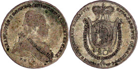 Ausländische Münzen und Medaillen

Liechtenstein

Franz Joseph, 1772-1781

20 Kreuzer 1778. schön/sehr schön. Divo 82.