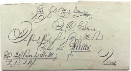 Ausländische Münzen und Medaillen

Liechtenstein

Moritz von und zu Liechtenstein, Sohn des Karl Borromäus, 1775-1819

Briefhülle, eigenhändig b...