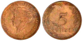 Ausländische Münzen und Medaillen

Luxemburg

Jean, seit 1964

5 Centimes 1930. Polierte Platte, Patina, selten. Krause/Mishler 40.