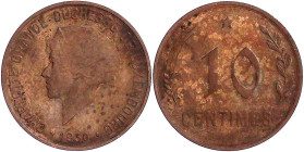 Ausländische Münzen und Medaillen

Luxemburg

Jean, seit 1964

10 Centimes 1930. Polierte Platte, Patina, selten. Krause/Mishler 41.
