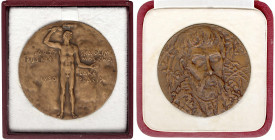 Ausländische Münzen und Medaillen

Polen

Volksrepublik Polen, 1952-1989

2 Bronzemedaillen in Originaletuis: 1980 polnisches olymp. Komitee für...