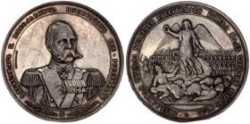 Ausländische Münzen und Medaillen

Russland

Alexander II., 1855-1881

Silbermedaille 1877-1878 von Drentwett. Auf den Russisch-Türkischen Krieg...