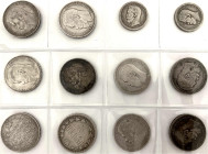 Ausländische Münzen und Medaillen

Russland

Lots

12 Silbermünzen der Zarenzeit: Rubel 1818, 1877, 2 X 1896, 1897, 2 X 1898, 3 X 1899, 50 Kopek...