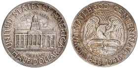 Ausländische Münzen und Medaillen

Vereinigte Staaten von Amerika

Gedenkmünzen

1/2 Dollar Iowa Statehood 1946, Philadelphia. fast Stempelglanz...