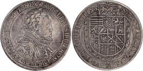 Römisch Deutsches Reich

Haus Habsburg

Rudolf II., 1576-1612

Reichstaler 1603 Hall sehr schön. Davenport. 3005. Voglhuber 96 II.