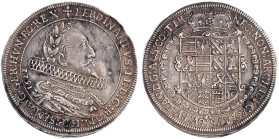 Römisch Deutsches Reich

Haus Habsburg

Ferdinand II., 1619-1637

Reichstaler 1622, Ensisheim. 27,81 g. sehr schön, leichte Schrötlingsfehler am...