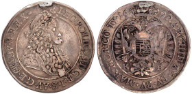 Römisch Deutsches Reich

Haus Habsburg

Leopold I., 1657-1705

1/2 Taler 1692, Kremnitz. 13,98 g. fast sehr schön, Henkelspur. Herinek 842. Husz...
