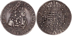 Römisch Deutsches Reich

Haus Habsburg

Leopold I., 1657-1705

Reichstaler 1694 Hall, IAK am Armabschnitt. 28,60 g. gutes sehr schön, schöne Pat...