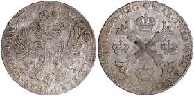Römisch Deutsches Reich

Haus Habsburg

Maria Theresia, 1740-1780

Kronentaler 1764, Brüssel, Österreichische Niederlande. 29,34 g. sehr schön. ...