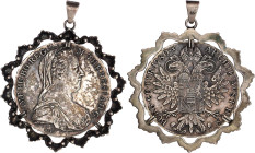 Römisch Deutsches Reich

Haus Habsburg

Maria Theresia, 1740-1780

M.-T.-Taler 1780 Neuprägung Wien 1960/1986. In schöner Fassung Silber 835/100...
