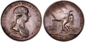 Römisch Deutsches Reich

Haus Habsburg

Josef II., 1780-1790

Silbermedaille 1782 von Holtzhey. Auf das Toleranzedikt und die den Juden und Prot...