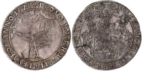 Altdeutsche Münzen und Medaillen

Hessen-Kassel

Wilhelm V., 1627-1637

Weidenbaumtaler 1628, Kassel. 29,12 g. sehr schön/vorzüglich, kl. Kratze...