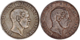 Altdeutsche Münzen und Medaillen

Hessen-Kassel

Friedrich Wilhelm I., 1847-1866

2 X Vereinstaler: 1858 und 1860. beide sehr schön, Randfehler....