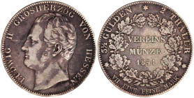Altdeutsche Münzen und Medaillen

Hessen-Darmstadt

Ludwig II., 1830-1848

Doppeltaler 1841. fast sehr schön, kl. Randfehler, schöne Patina. Jae...
