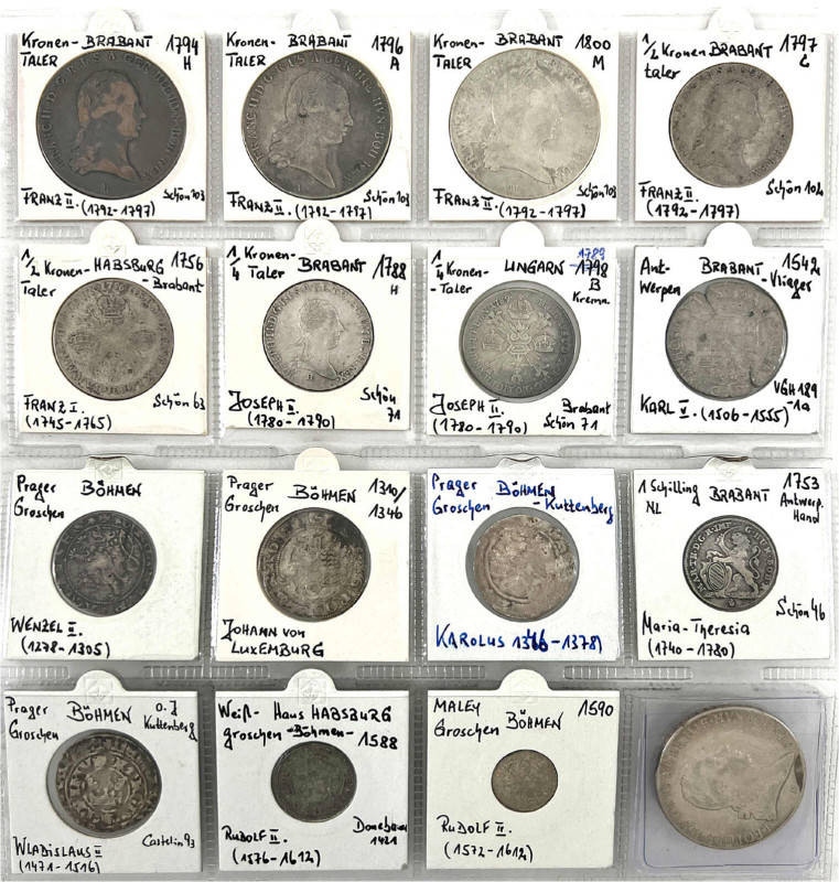 Römisch Deutsches Reich

Haus Habsburg

Lots

16 Silbermünzen, vom Prager ...