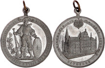 Altdeutsche Münzen und Medaillen

Hessen-Wiesbaden, Stadt

Tragbare Zinnmedaille 1889 a.d. XI. Verbandsschiessen des Bad. Pfalz. u. Mittelrhein. S...