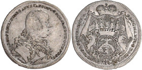Römisch Deutsches Reich

Batthyani

Karl Joseph, 1764-1772

1/2 Taler 1764, Wien. 1379 g. sehr schön, selten. Holzm. 12.