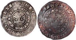 Römisch Deutsches Reich

Böhmen

Johann von Luxemburg, 1310-1346

2 X Prager Groschen o.J. Kuttenberg (Kutna Hora). beide sehr schön. Frynas B.2...