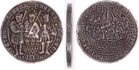 Altdeutsche Münzen und Medaillen

Köln-Stadt

Dicker, doppelter Dreikönigstaler o.J. (1620-1630). Kaspar, Melchior und Balthasar hinter Kölner Sch...